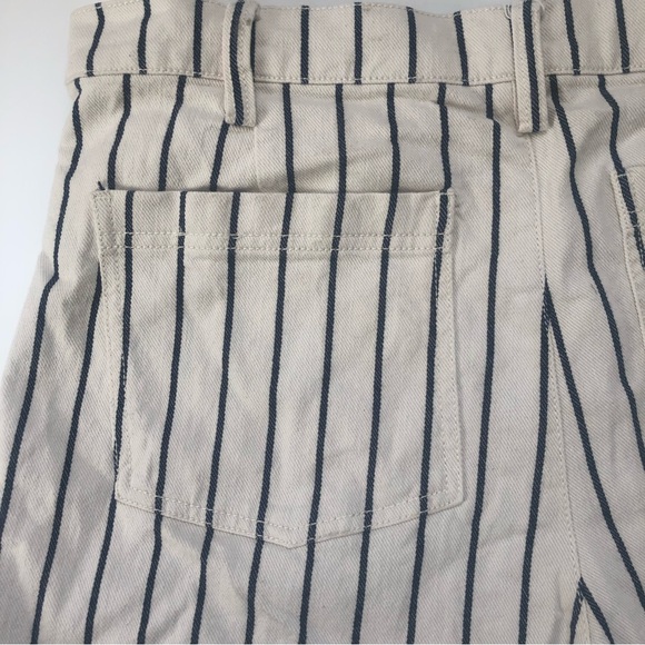 Madewell Emmett high rise button front striped shorts! - Picture 9 of 11